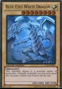 Blue-Eyes White Dragon [GLD5-EN001] Ghost/Gold Rare | Exor Games New Glasgow
