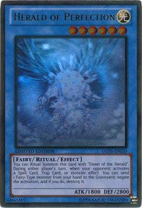 Herald of Perfection [GLD5-EN030] Ghost/Gold Rare | Exor Games New Glasgow