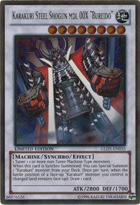 Karakuri Steel Shogun mdl 00X Bureido [GLD5-EN035] Gold Rare | Exor Games New Glasgow