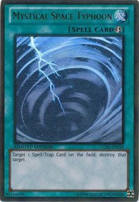 Mystical Space Typhoon [GLD5-EN038] Ghost/Gold Rare | Exor Games New Glasgow