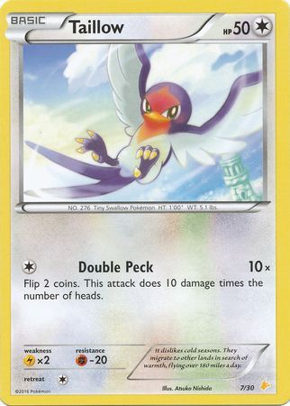 Taillow (7/30) [XY: Trainer Kit 3 - Pikachu Libre] | Exor Games New Glasgow