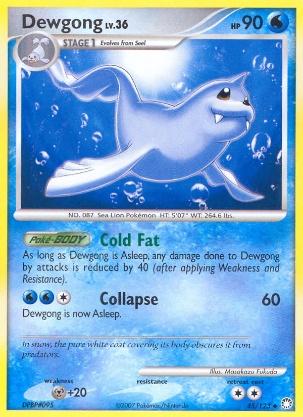 Dewgong (45/123) [Diamond & Pearl: Mysterious Treasures] | Exor Games New Glasgow