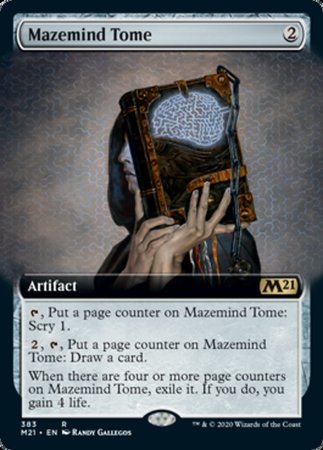 Mazemind Tome (Extended Art) [Core Set 2021] | Exor Games New Glasgow