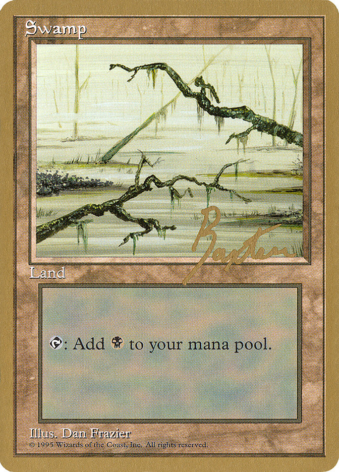 Swamp (gb371) (George Baxter) [Pro Tour Collector Set] | Exor Games New Glasgow