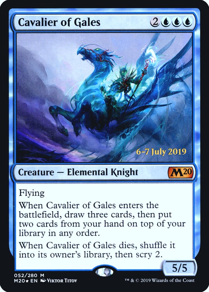 Cavalier of Gales  [Core Set 2020 Prerelease Promos] | Exor Games New Glasgow