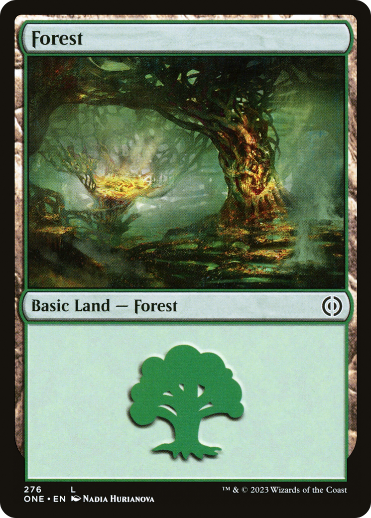 Forest (276) [Phyrexia: All Will Be One] | Exor Games New Glasgow