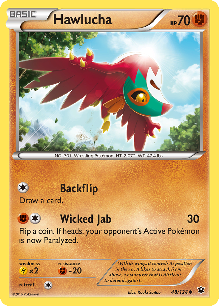 Hawlucha (48/124) [XY: Fates Collide] | Exor Games New Glasgow