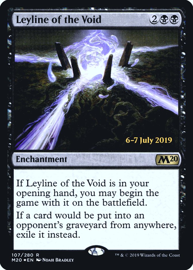 Leyline of the Void  [Core Set 2020 Prerelease Promos] | Exor Games New Glasgow