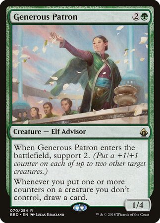 Generous Patron [Battlebond] | Exor Games New Glasgow