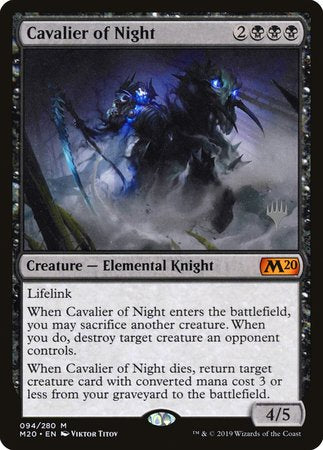 Cavalier of Night [Core Set 2020 Promos] | Exor Games New Glasgow