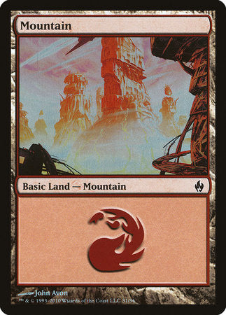 Mountain (31) [Premium Deck Series: Fire and Lightning] | Exor Games New Glasgow