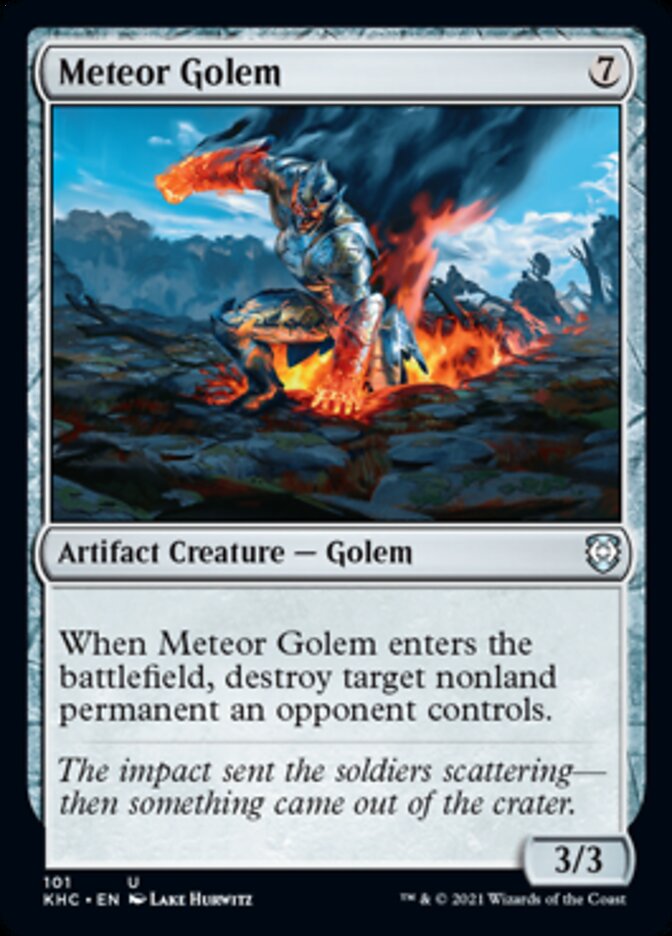 Meteor Golem [Kaldheim Commander] | Exor Games New Glasgow