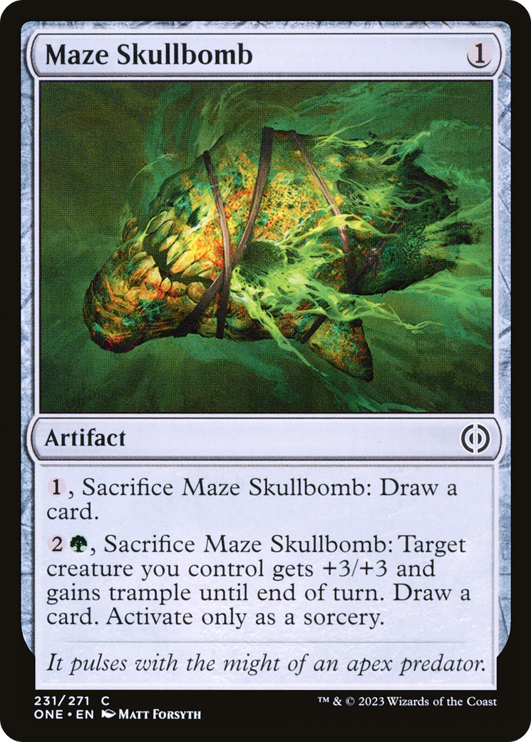 Maze Skullbomb [Phyrexia: All Will Be One] | Exor Games New Glasgow