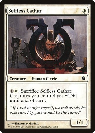 Selfless Cathar [Innistrad] | Exor Games New Glasgow