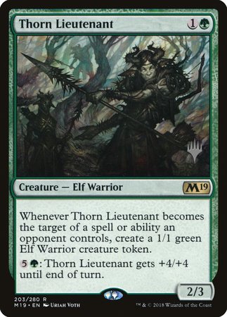 Thorn Lieutenant [Core Set 2019 Promos] | Exor Games New Glasgow