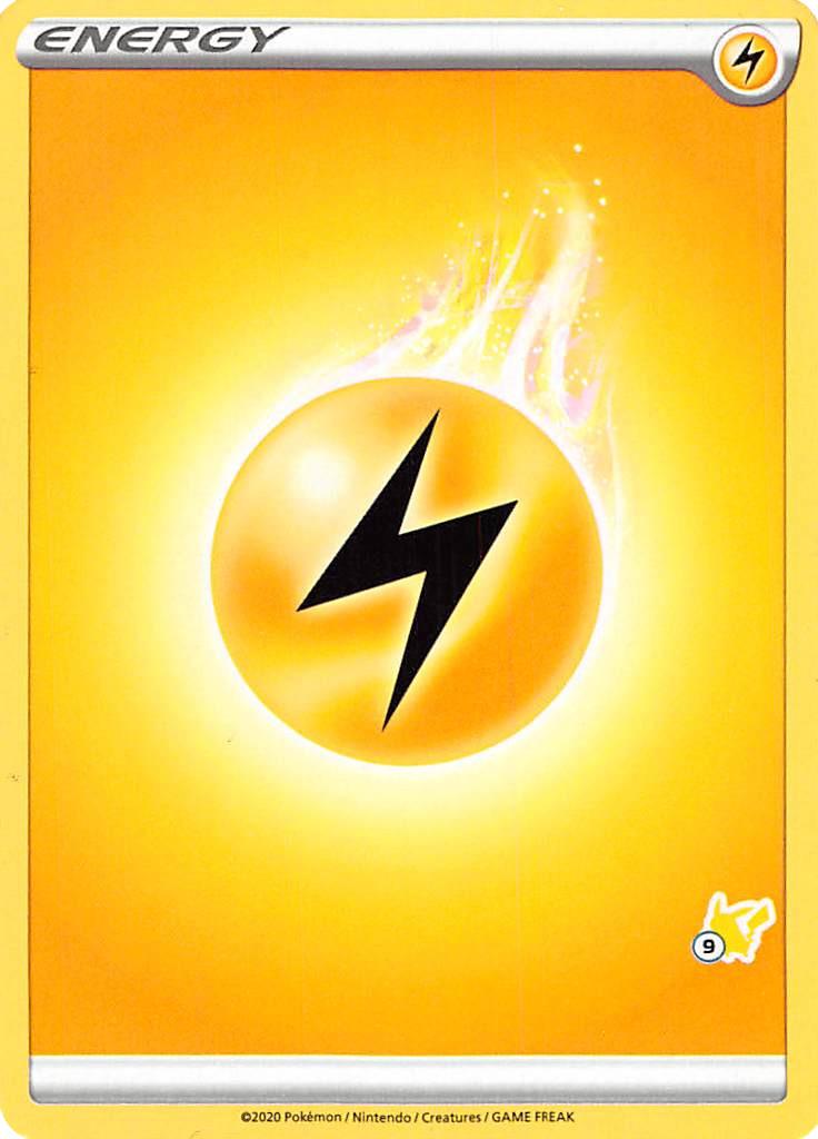 Lightning Energy (Pikachu Stamp #9) [Battle Academy 2022] | Exor Games New Glasgow