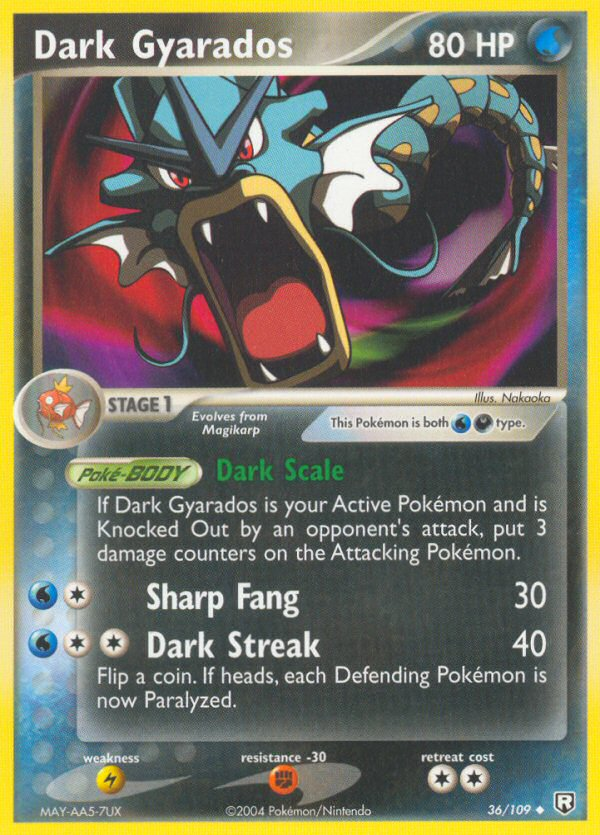 Dark Gyarados (36/109) [EX: Team Rocket Returns] | Exor Games New Glasgow