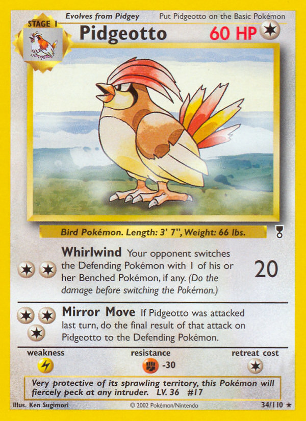 Pidgeotto (34/110) [Legendary Collection] | Exor Games New Glasgow