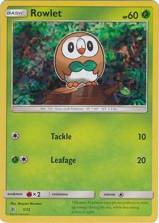 Rowlet (1/12) [McDonald's Promos: 2017 Collection] | Exor Games New Glasgow