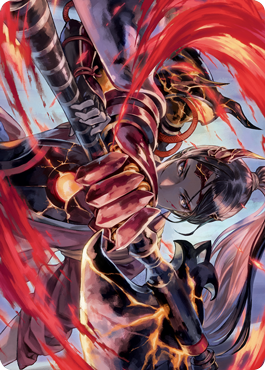 Risona, Asari Commander Art Card [Kamigawa: Neon Dynasty Art Series] | Exor Games New Glasgow