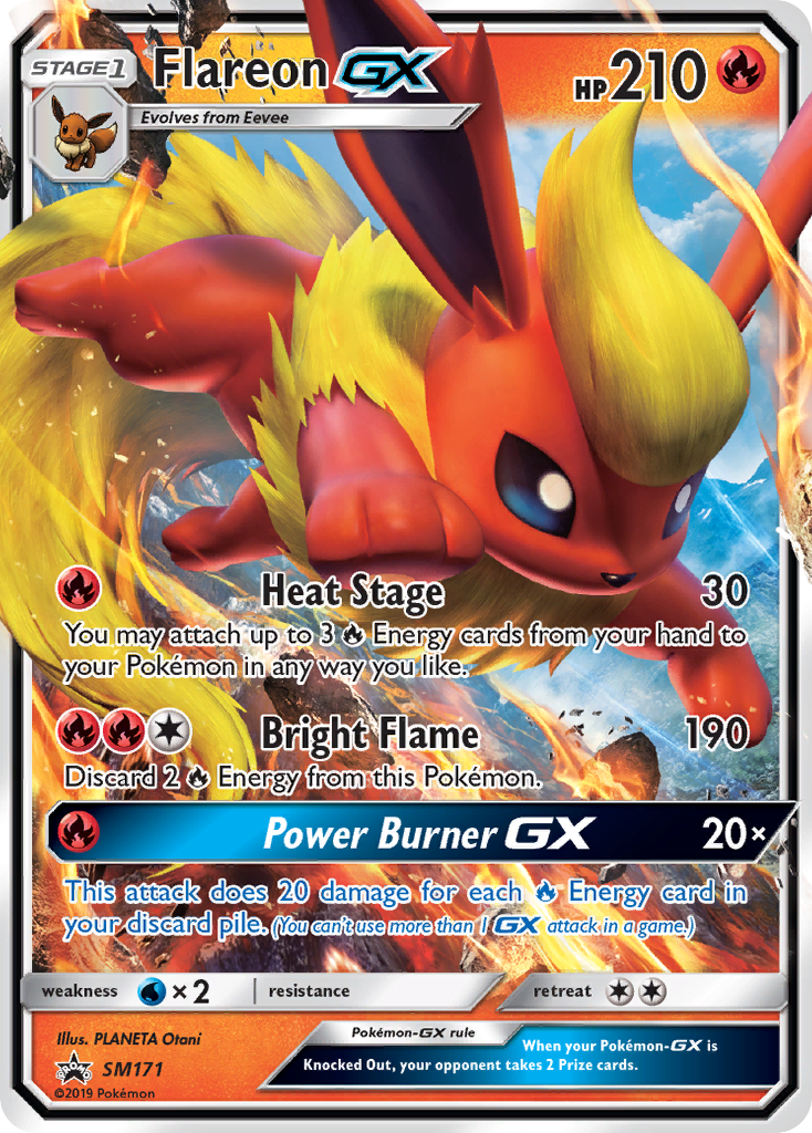 Flareon GX (SM171) [Sun & Moon: Black Star Promos] | Exor Games New Glasgow