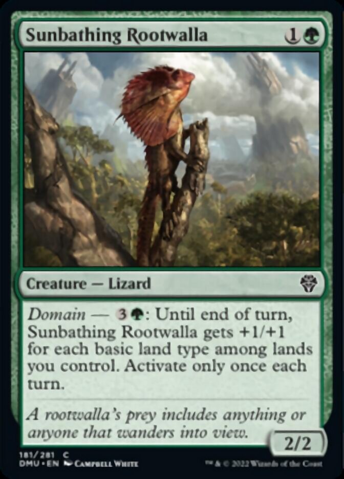 Sunbathing Rootwalla [Dominaria United] | Exor Games New Glasgow