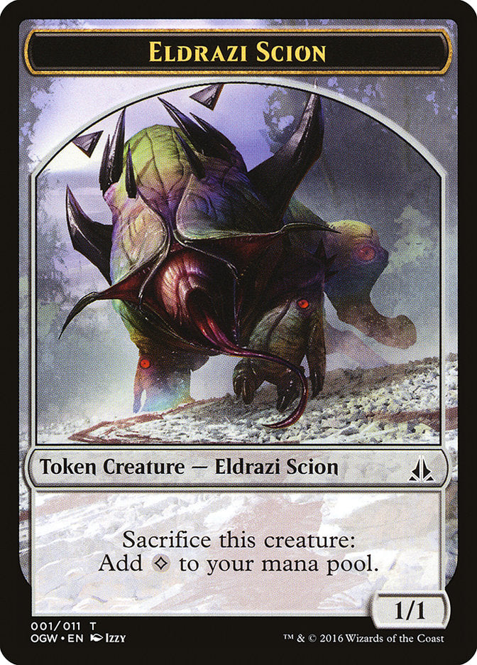 Eldrazi Scion (001/011) [Oath of the Gatewatch Tokens] | Exor Games New Glasgow