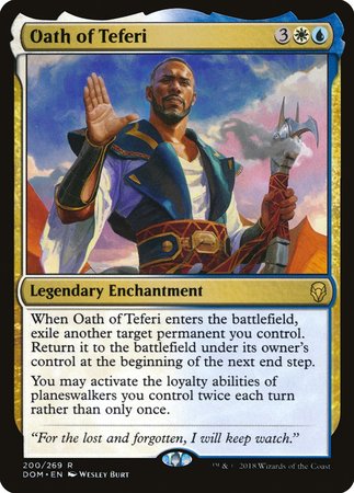 Oath of Teferi [Dominaria] | Exor Games New Glasgow