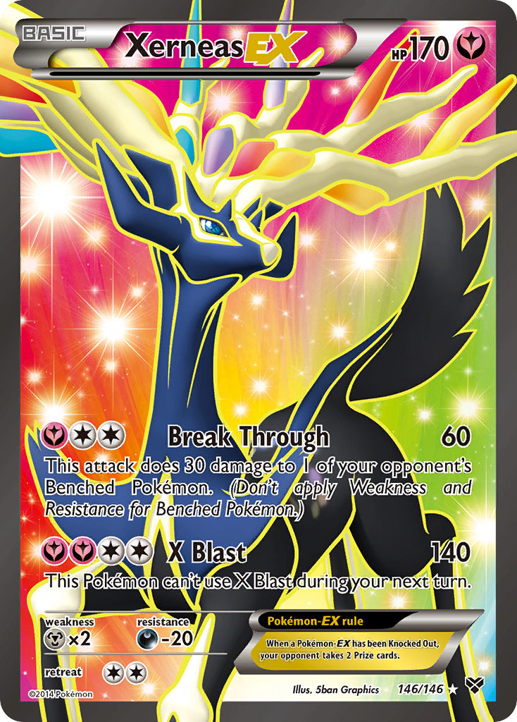 Xerneas EX (146/146) [XY: Base Set] | Exor Games New Glasgow