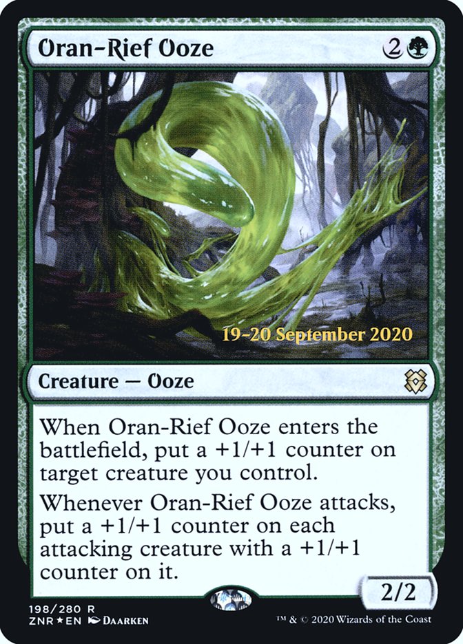 Oran-Rief Ooze  [Zendikar Rising Prerelease Promos] | Exor Games New Glasgow