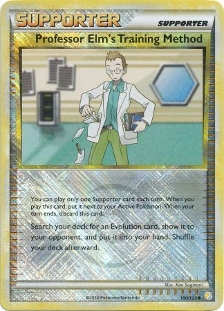 Professor Elm's Training Method (100/123) (League Promo) [HeartGold & SoulSilver: Base Set] | Exor Games New Glasgow