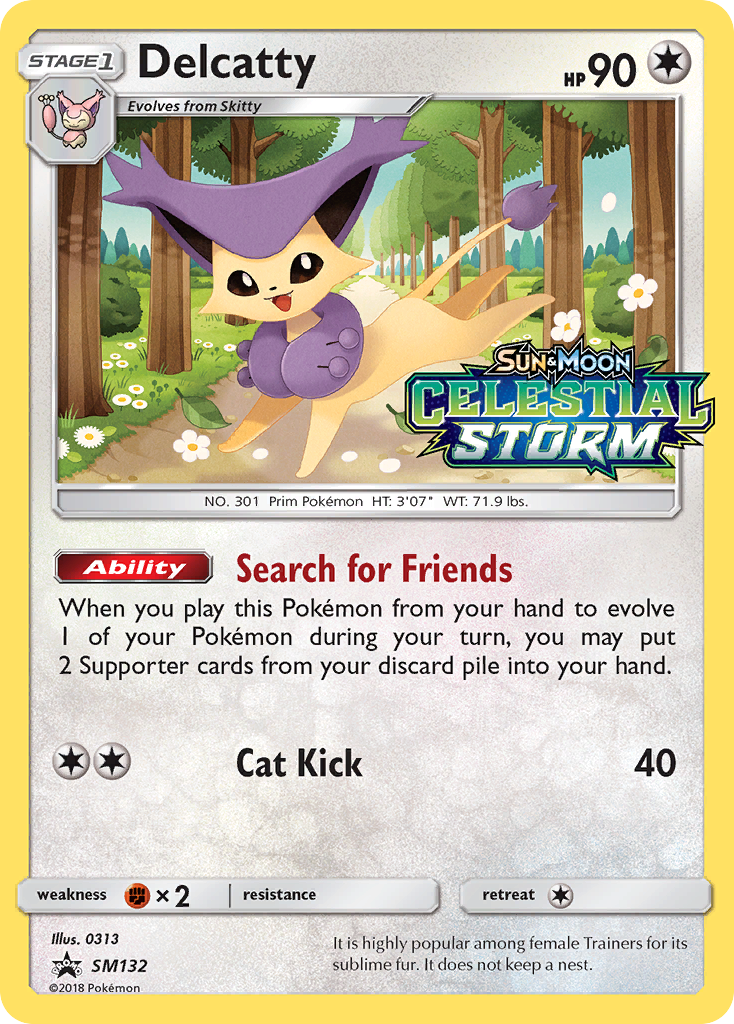 Delcatty (SM132) [Sun & Moon: Black Star Promos] | Exor Games New Glasgow