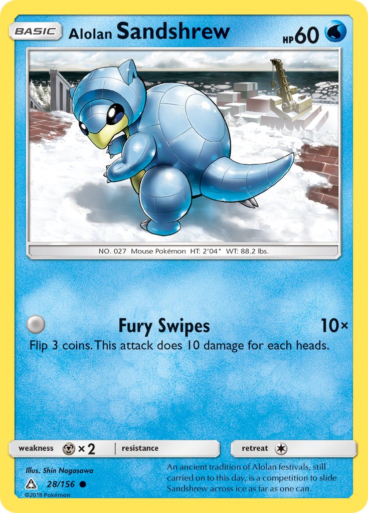 Alolan Sandshrew (28/156) [Sun & Moon: Ultra Prism] | Exor Games New Glasgow