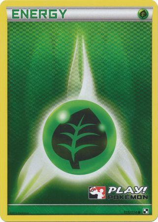 Grass Energy (105/114) (Play Pokemon Promo) [Black & White: Base Set] | Exor Games New Glasgow