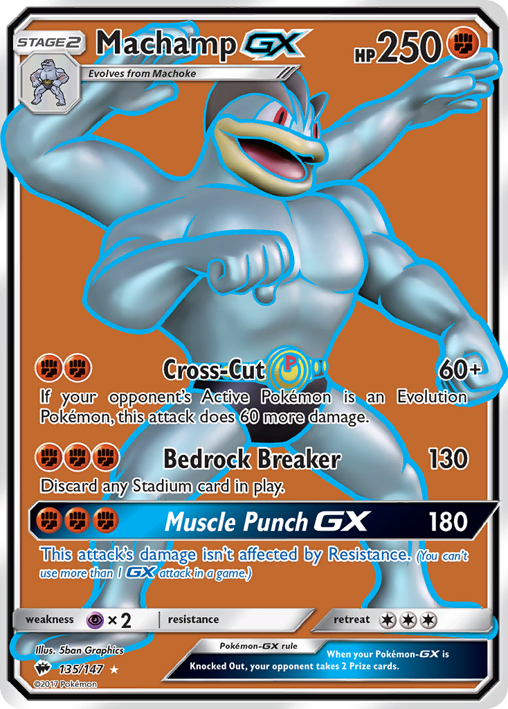 Machamp GX (135/147) [Sun & Moon: Burning Shadows] | Exor Games New Glasgow