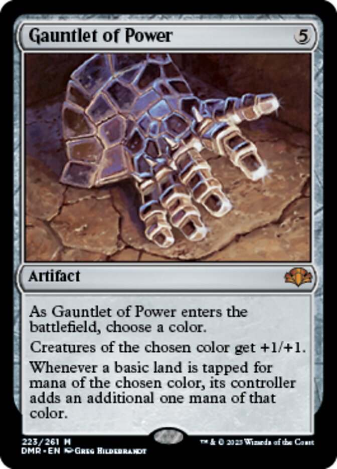 Gauntlet of Power [Dominaria Remastered] | Exor Games New Glasgow