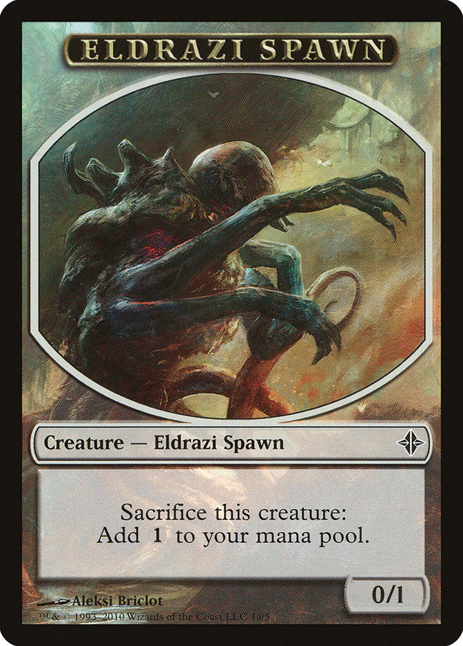 Eldrazi Spawn (1a/5) [Rise of the Eldrazi Tokens] | Exor Games New Glasgow