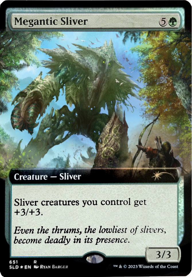 Megantic Sliver (Extended Art) [Secret Lair Drop Promos] | Exor Games New Glasgow