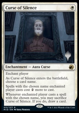 Curse of Silence (Promo Pack) [Innistrad: Midnight Hunt Promos] | Exor Games New Glasgow