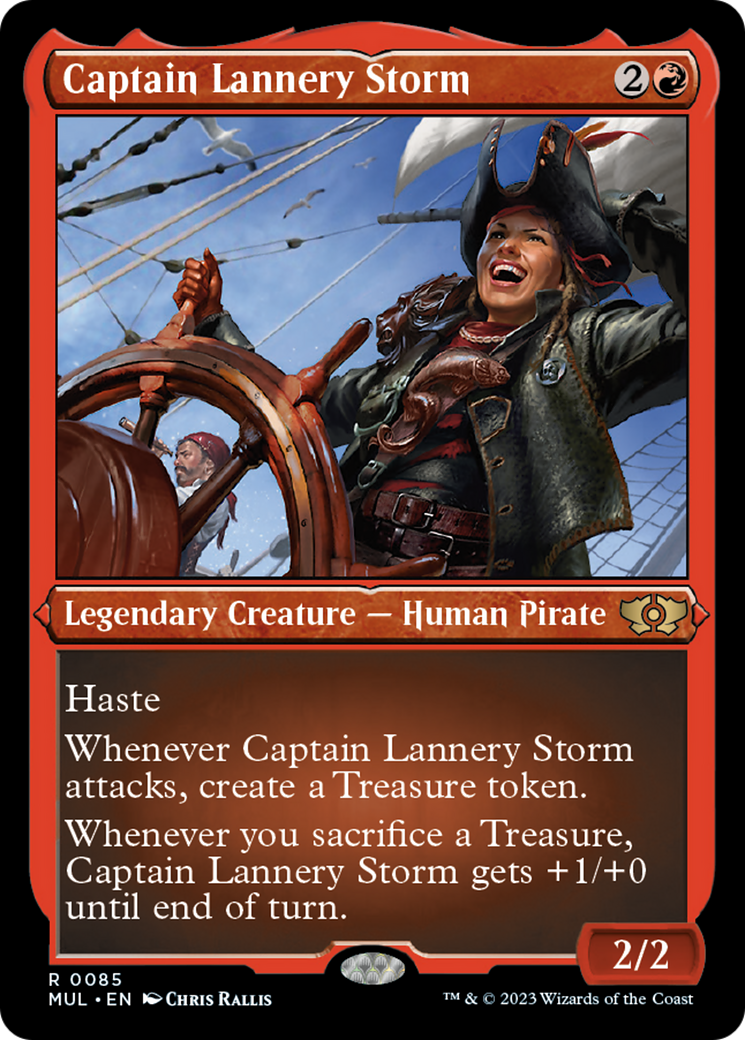 Captain Lannery Storm (Foil Etched) [Multiverse Legends] | Exor Games New Glasgow