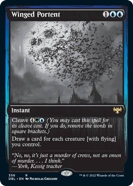 Winged Portent [Innistrad: Double Feature] | Exor Games New Glasgow