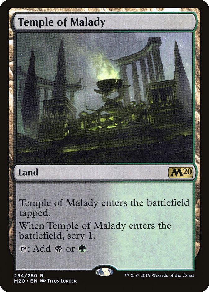 Temple of Malady [Core Set 2020] | Exor Games New Glasgow