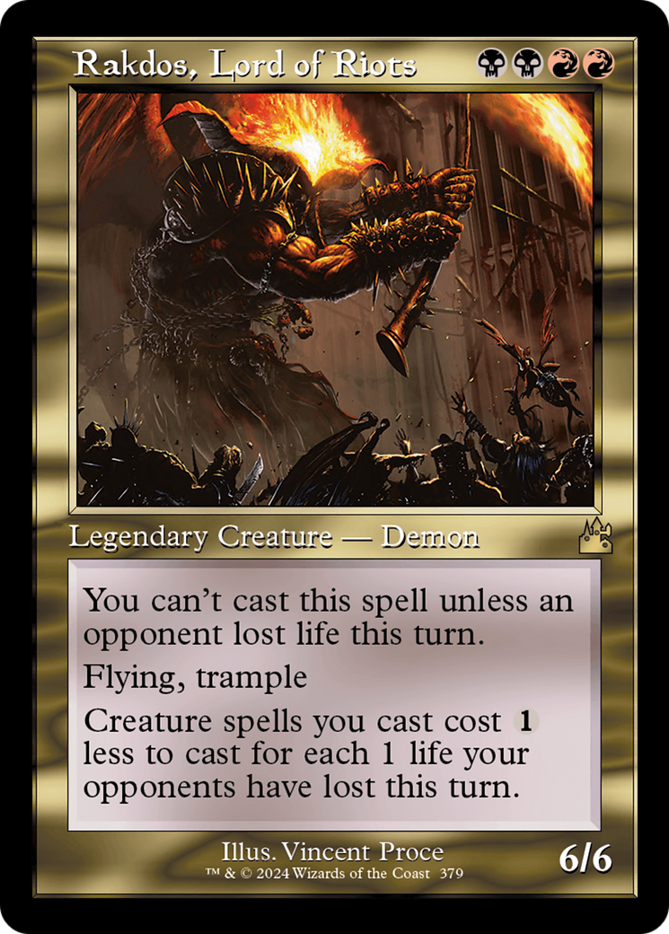 Rakdos, Lord of Riots (Retro Frame) [Ravnica Remastered] | Exor Games New Glasgow