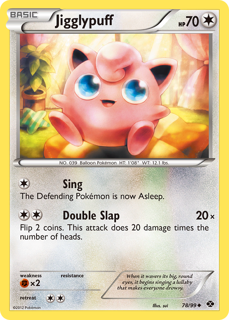 Jigglypuff (78/99) [Black & White: Next Destinies] | Exor Games New Glasgow