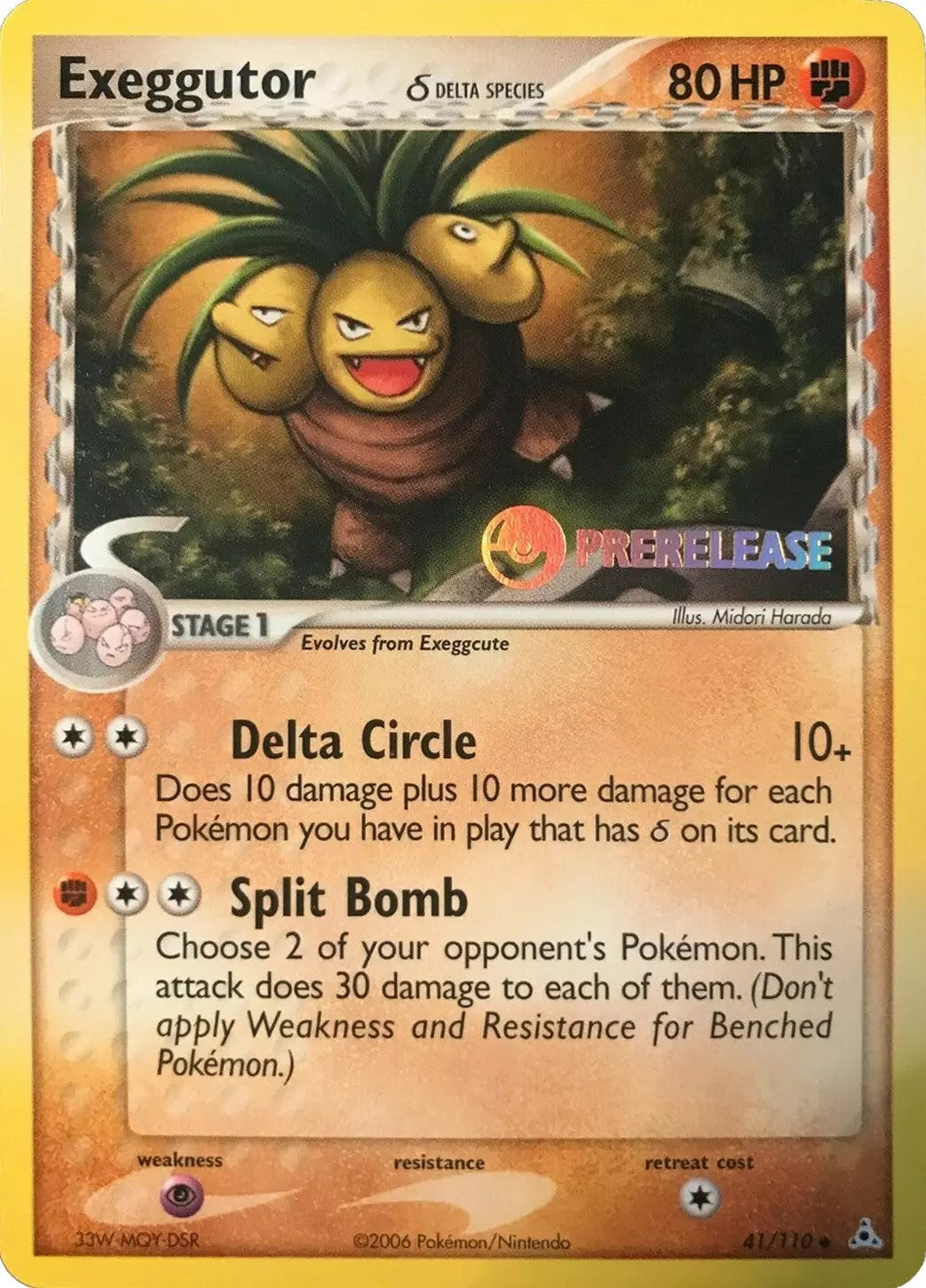 Exeggutor (41/110) (Prerelease) [EX: Holon Phantoms] | Exor Games New Glasgow