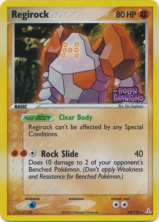 Regirock (28/110) (Stamped) [EX: Holon Phantoms] | Exor Games New Glasgow