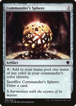 Commander's Sphere [Commander 2017] | Exor Games New Glasgow