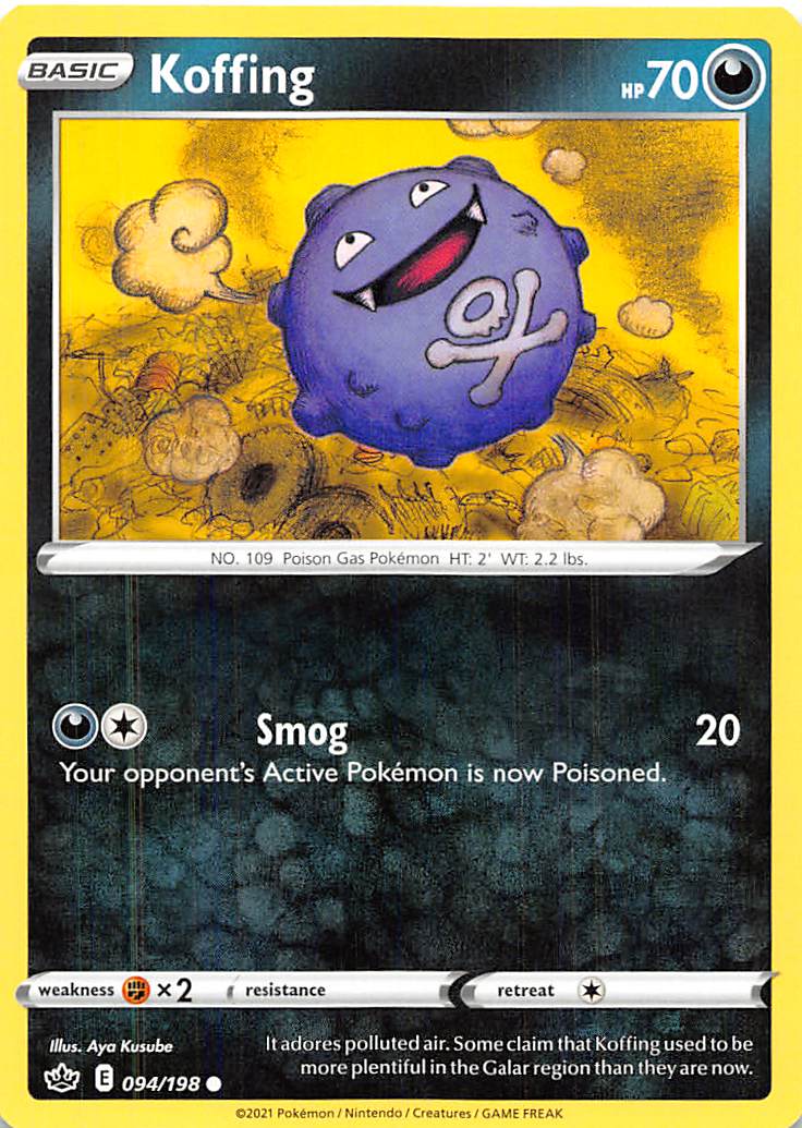 Koffing (094/198) [Sword & Shield: Chilling Reign] | Exor Games New Glasgow