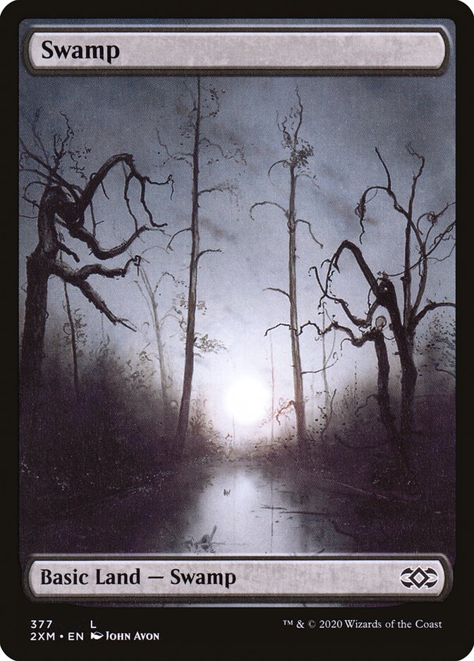 Swamp (377) [Double Masters] | Exor Games New Glasgow