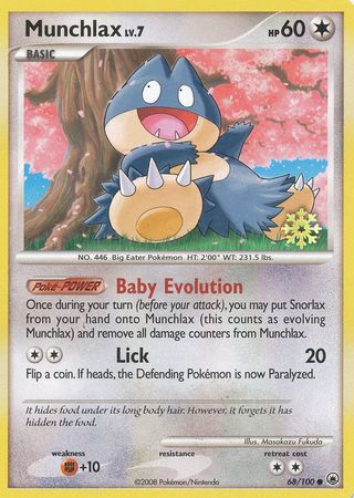 Munchlax (68/100) [Countdown Calendar Promos] | Exor Games New Glasgow